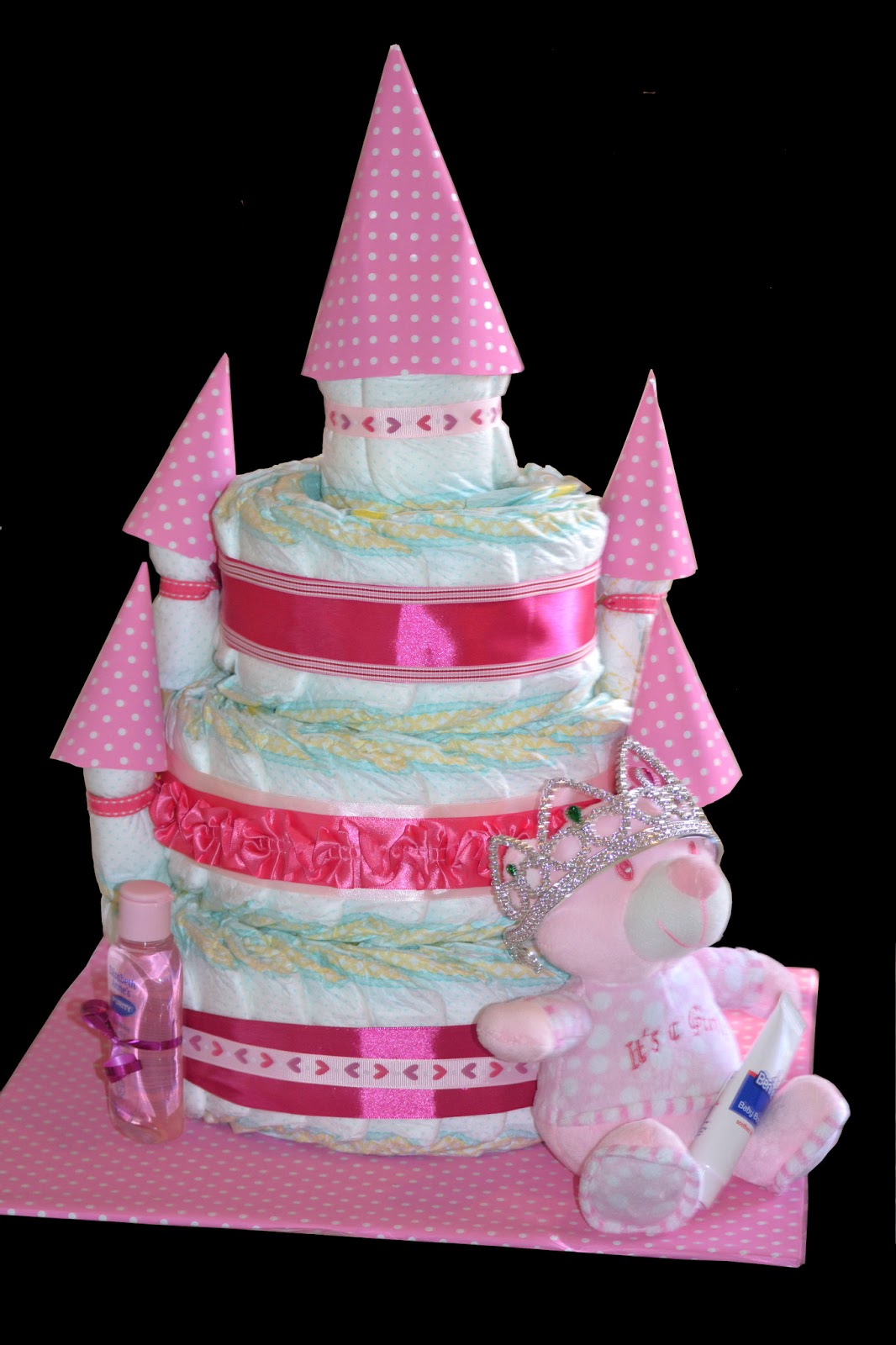 diaperlicious Princess Tower Diaper Cake