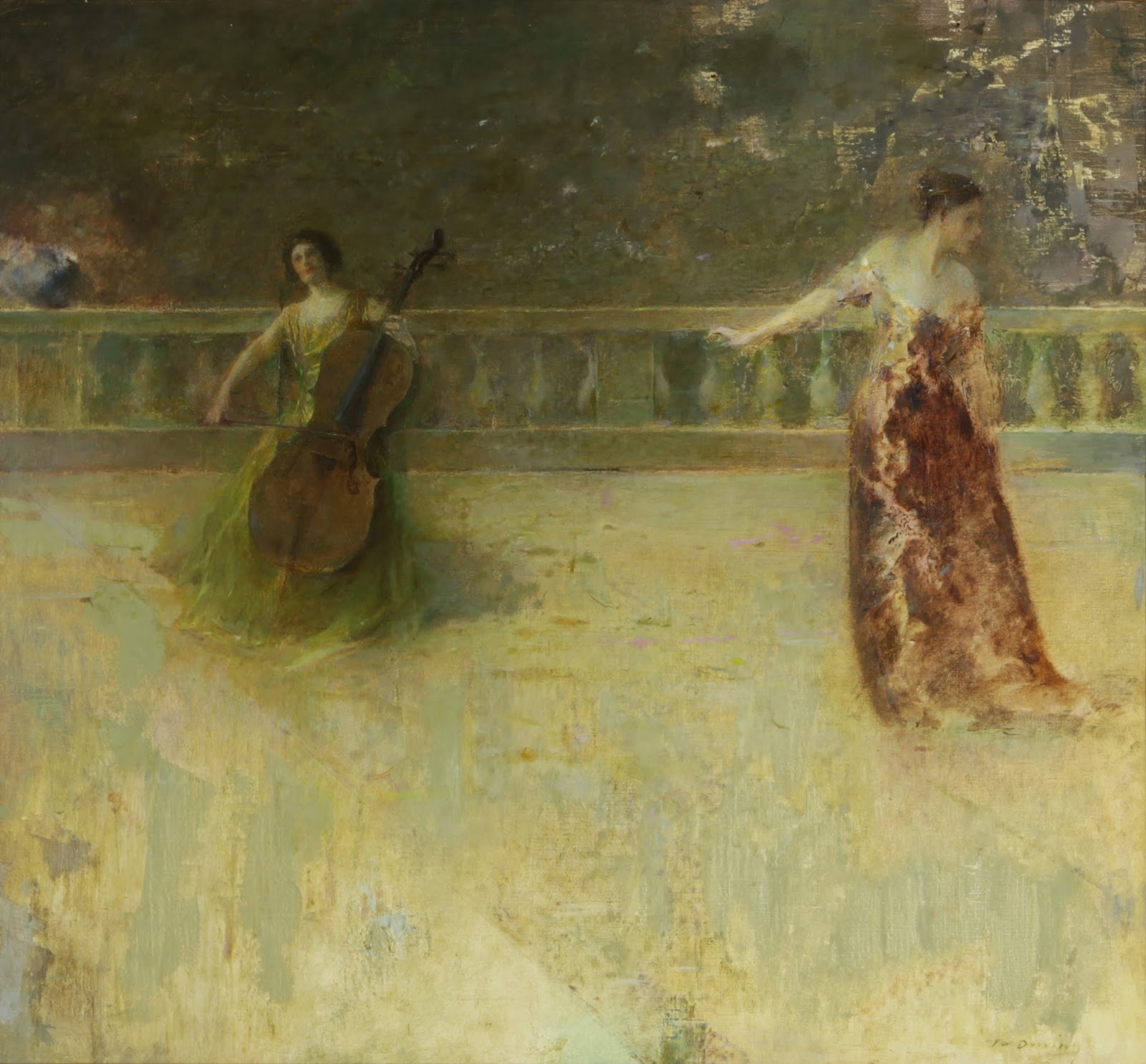 Dewing's Depictions of Disappearing Debutantes.