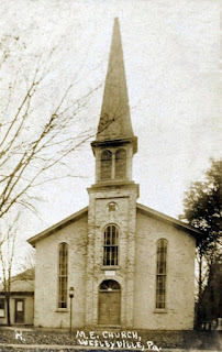 The old Wesleyville Methodist Church at 3306 Buffalo Road