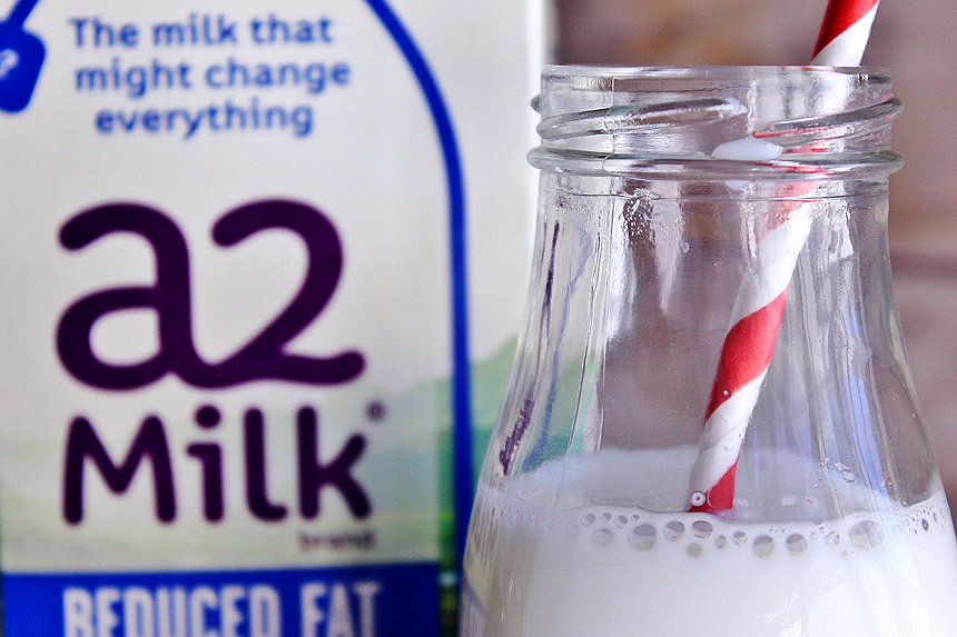 #a2Milk is naturally free of the bothersome (tummy trouble causing) A1 protein because it comes from heirloom a2 cows that are naturally free of it. So you can enjoy all your favorite foods with milk again. #IC (ad)