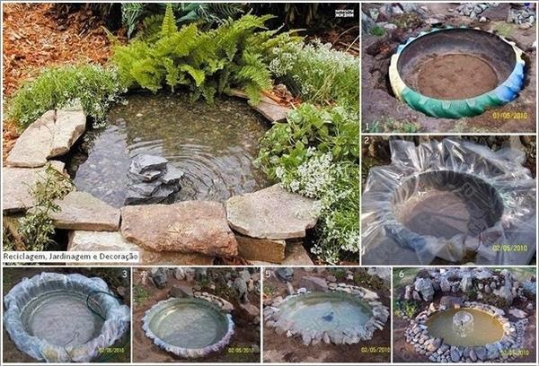Dekorasi Taman menggunakan Ban Bekas | Kotak ide kreatif