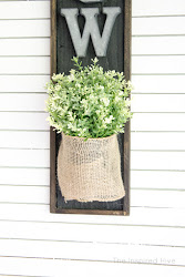 farmhouse wall planter diy burlap ready wooden wood modern