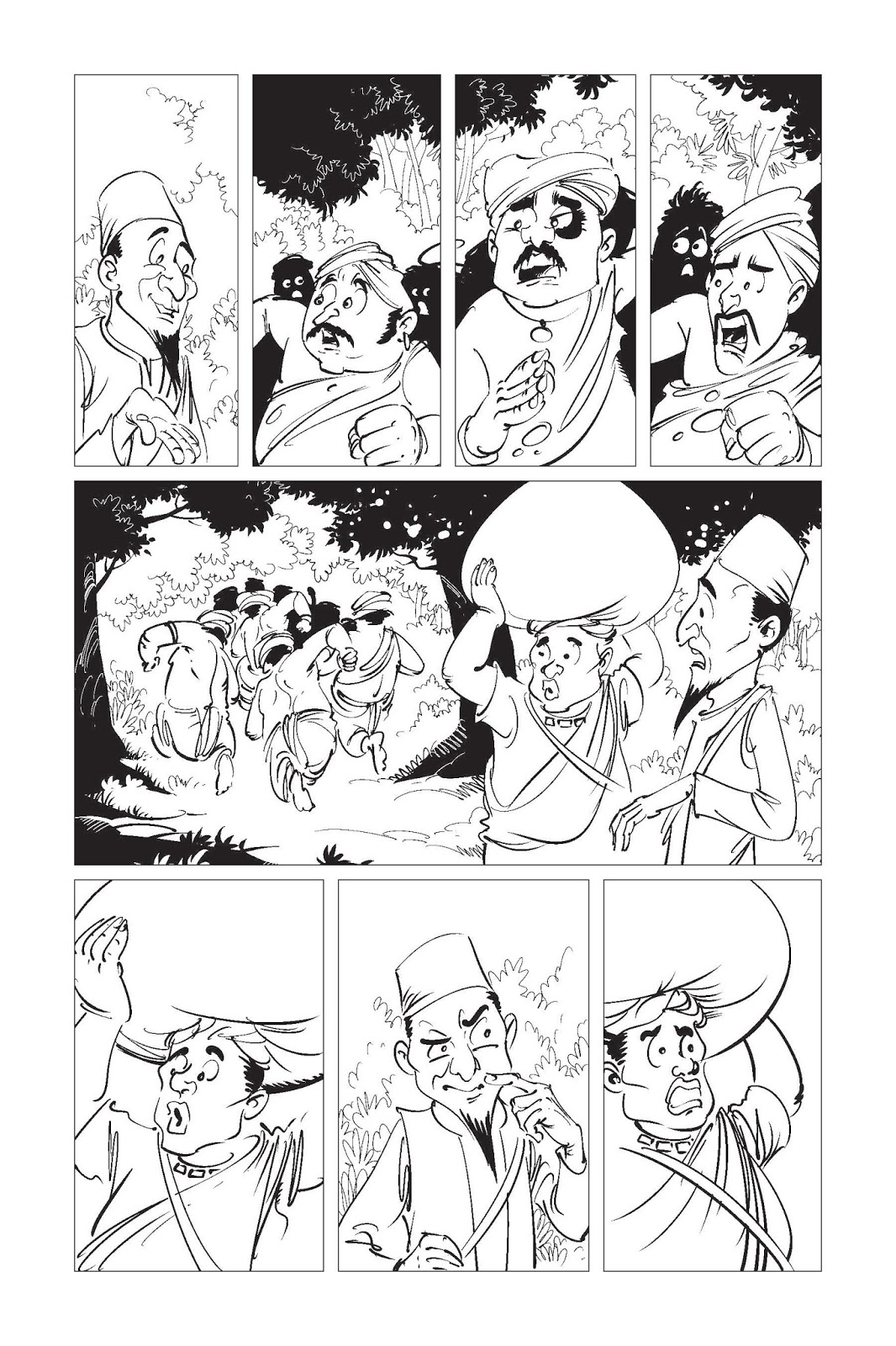 funny comics graphic novel page ink illustration
