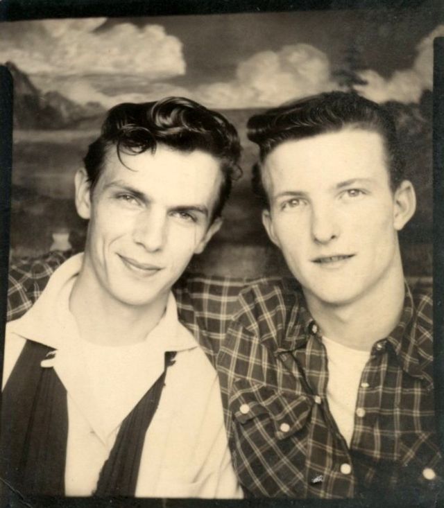 36 Cool Portraits From Photo Booths That Defined Men S Hairstyles