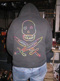 skully hoodie embroidered by Amber from Pixiespocket.com