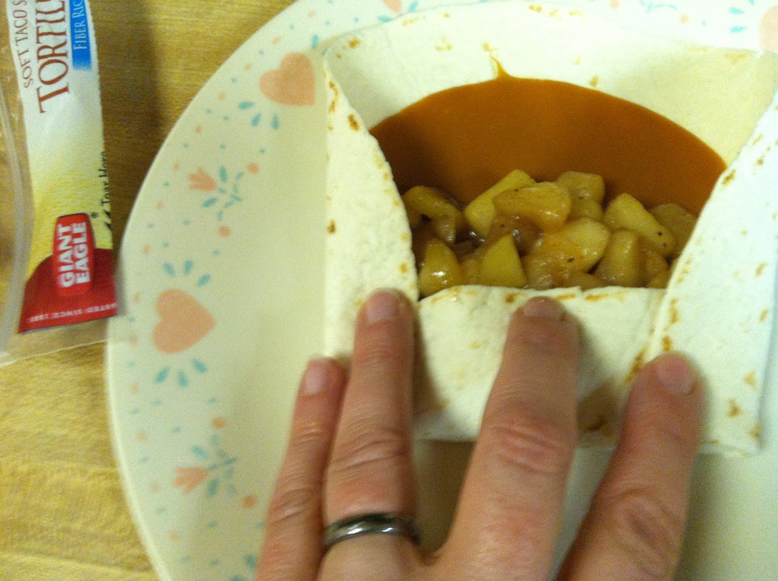 Spryte's Place Caramel Apple Enchiladas