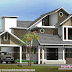 Sloping roof architecture plan 2500 sq-ft