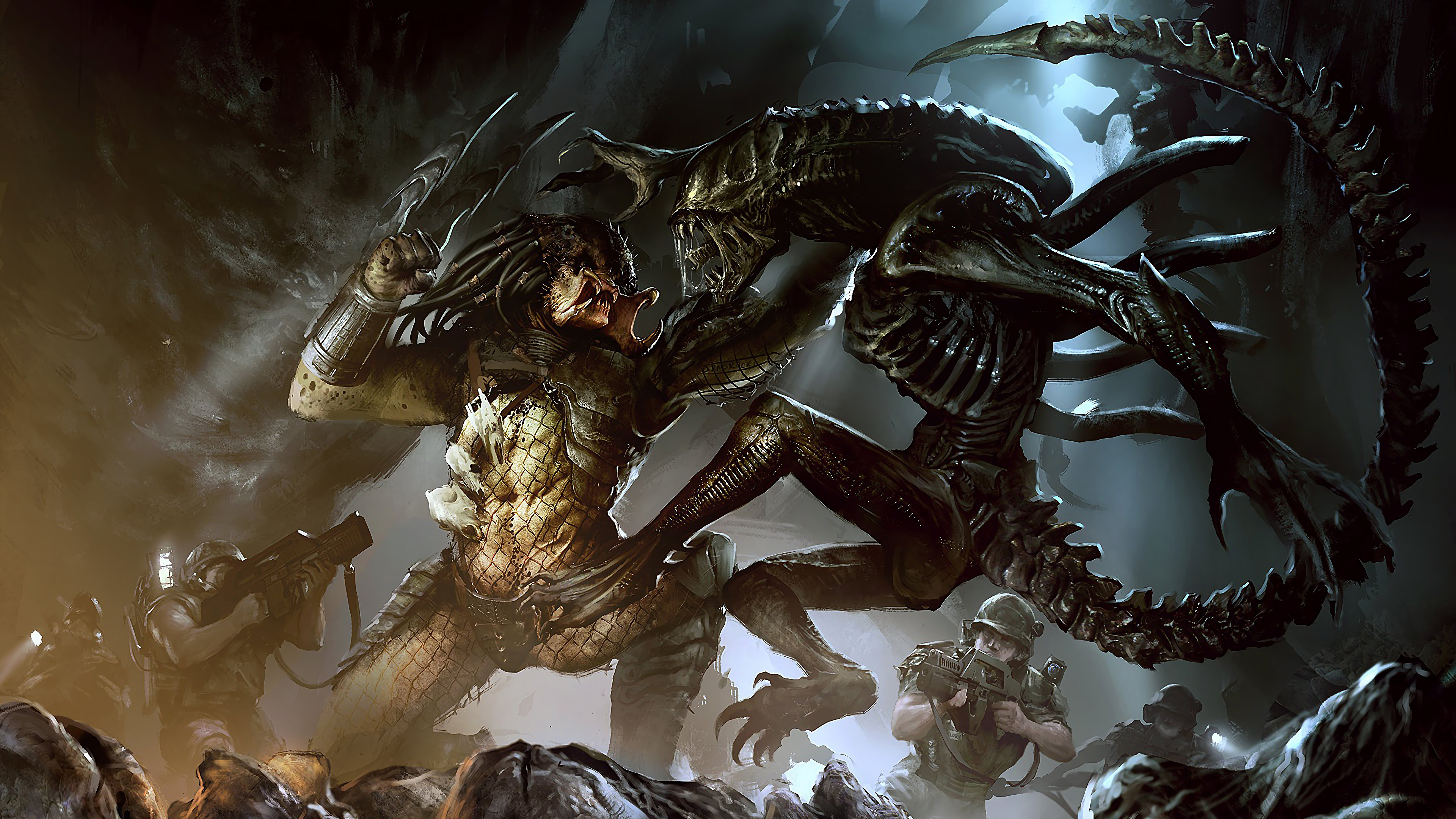 Aliens vs Predator Wallpapers AVP Backgrounds for Android - Download