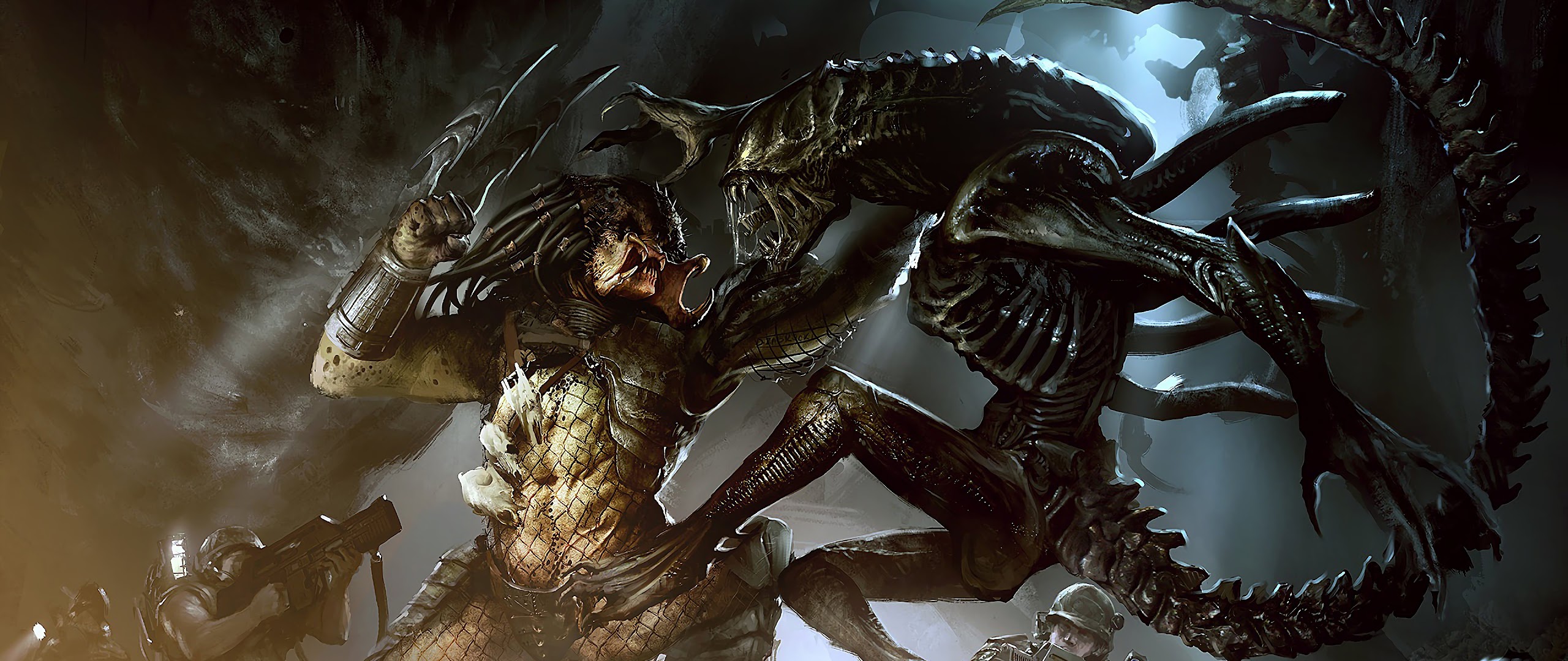 чужой против хищника 2004. чужой против хищника 2024. чужой против хищника на рабочий стол. чужой против хищника 2 реквием. Aliens vs predator 2010 чужой.