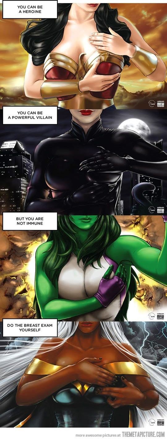 Sexy Super Heroines And Tits