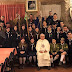 Amato riceve il patrocinio degli scout guidati dal Gran Maestro della Milizia del Tempo