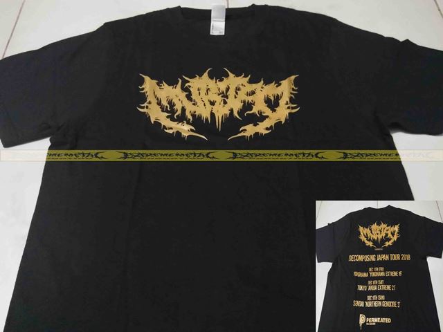 T-Shirt MURTAD - Decomposing Japan Tour 2018 ( Logo Gold )