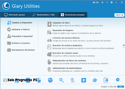 Descargar glary utilities pro gratis español