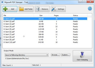 Mgosoft PDF Stamp Portable