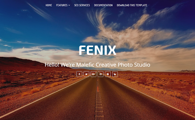 Fenix Portfolio Blogger Template