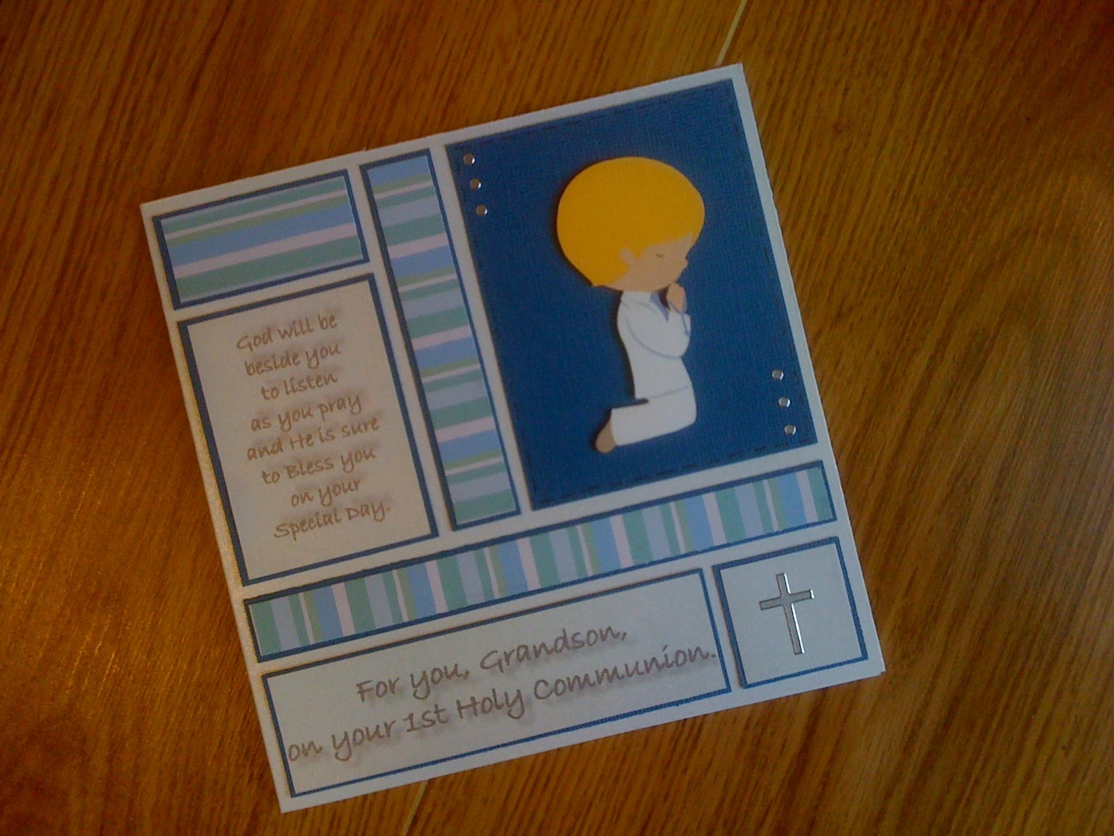 julia's handmade cards first holy communion cards