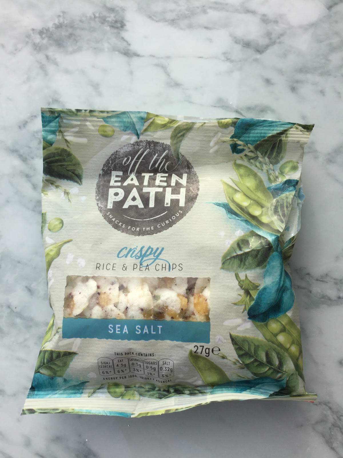 Sparkling Magpie Review Off The Eaten Path Rice and Pea Chips with Sea Salt