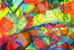crayon abstract pencil watercolor colorist artist darrell wahlstrom