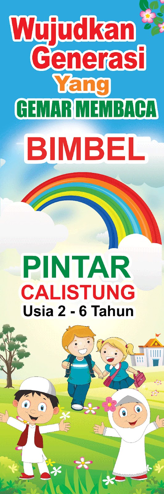 Contoh Desain Banner Bimbel contoh desain grafis