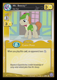My Little Pony Mr. Breezy, Fan Fan Premiere CCG Card