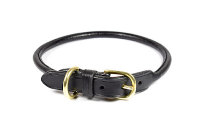 Rolled Leather Dog Collar Snap Buckle Rolled Leather Dog Collar Snap Buckle