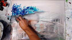 abstract frozen painting landscape lake artist creating dranitsin step peter paintings techniques stunning pluto called guide easy