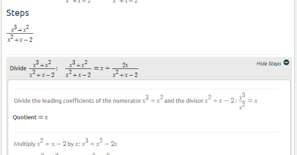 Symbolab blog high school math solutions polynomial long division