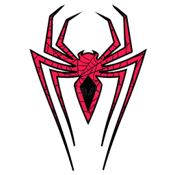 logo spiderman 3d