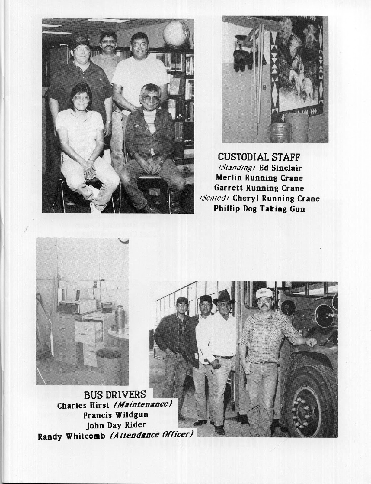HEART BUTTE SCHOOL, MONTANA HEART BUTTE SCHOOL YEARBOOK 199091