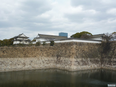 大阪城外堀と櫓 大阪城外堀と櫓