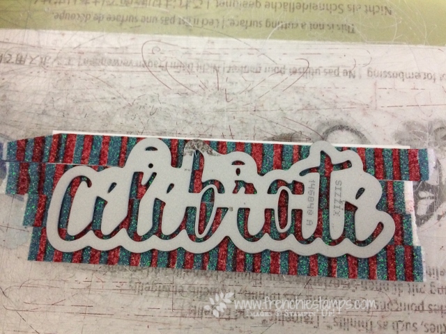 Die cut washi tape with framelits, Celebrate You Thinlits, Stampin'Up!