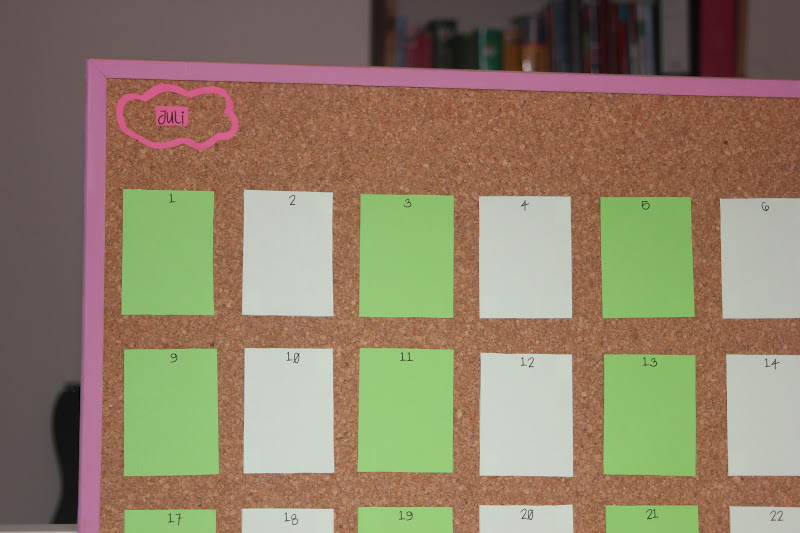 Love & Happiness: DIY pinnwand-kalender