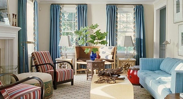 Choose fabrics for interior curtains