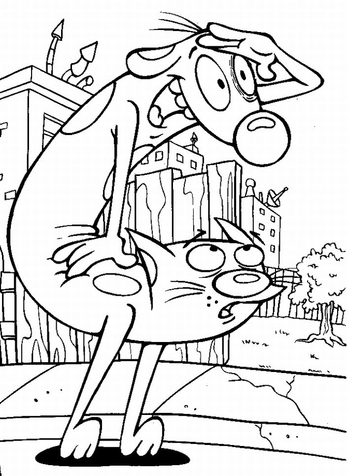 Free Printable nickelodeon halloween coloring pages for kids | Funny