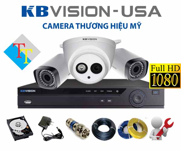 Bộ 3 Camera KBVISION