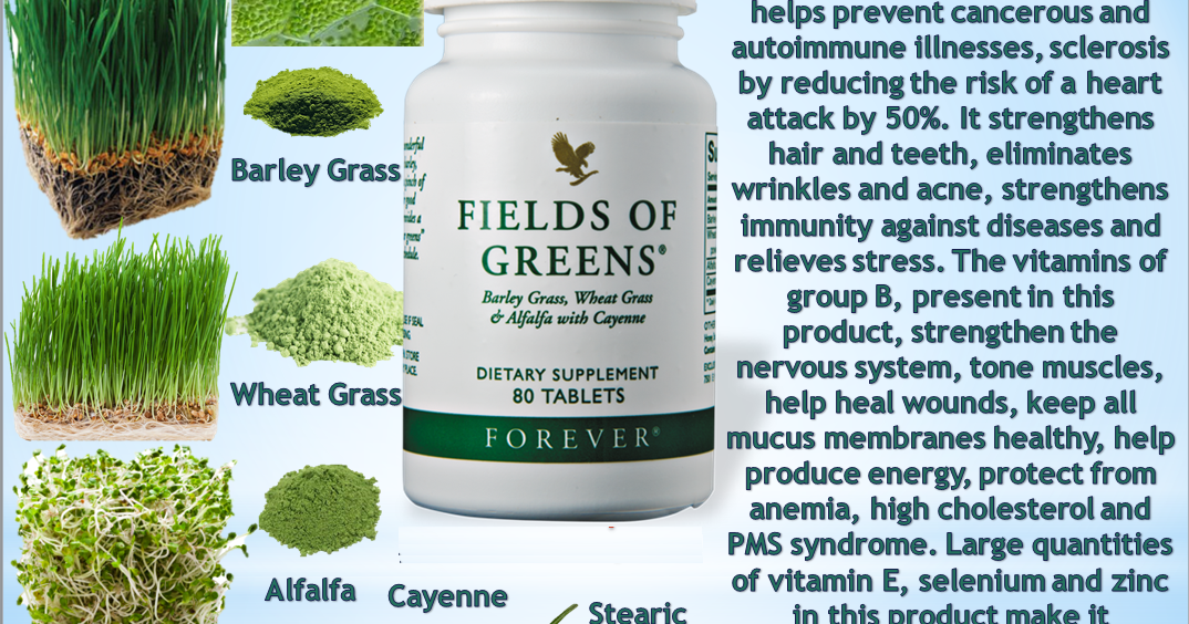FAEDAH DAN KHASIAT PRODUK FOREVER FIELD OF GREEN kakchahjelita