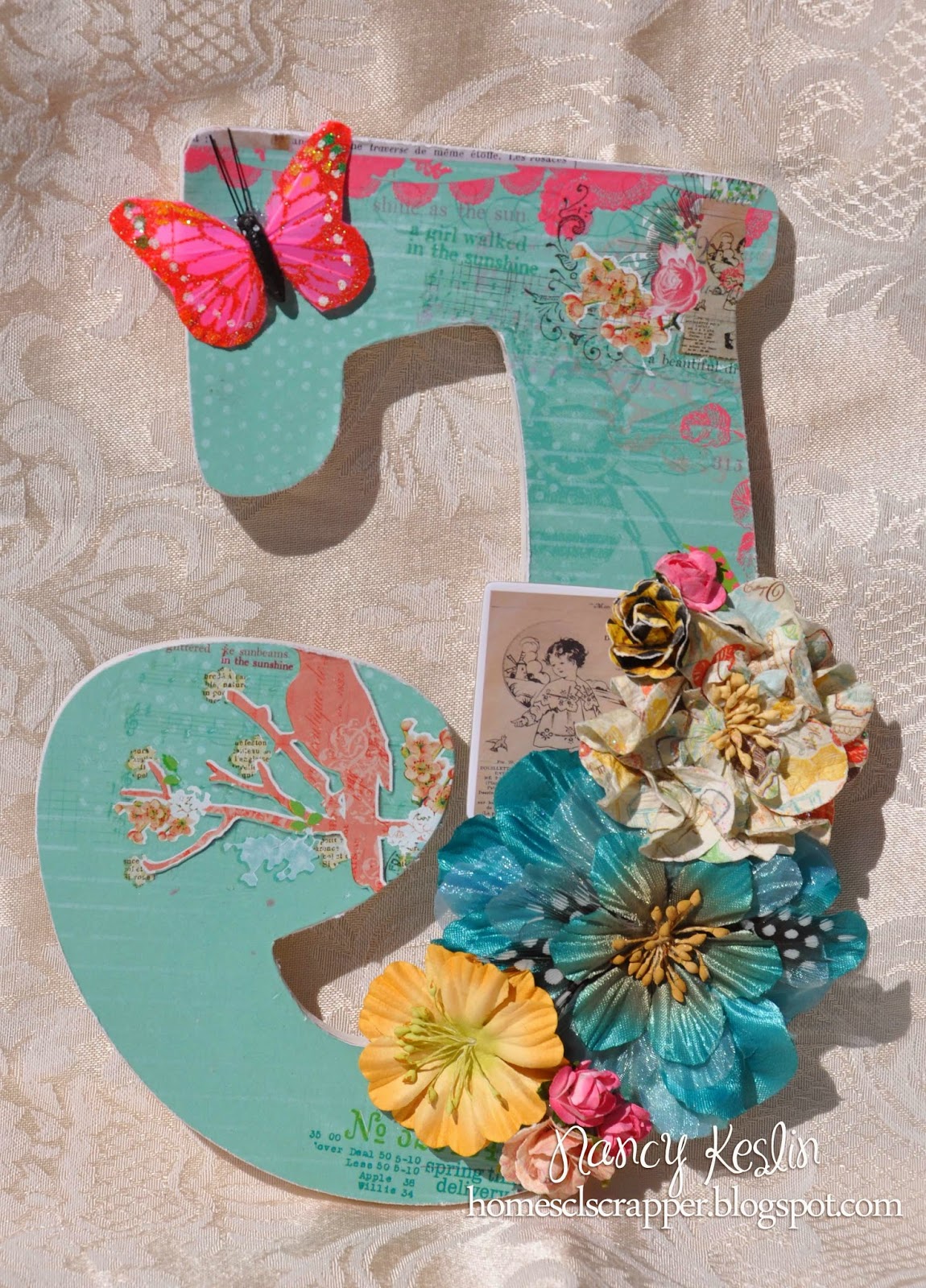 Nancy Keslin Designs. J Wall Decor