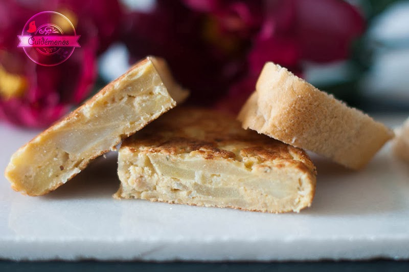 Tortilla de patatas vegana