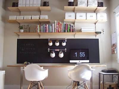 19 Idea Hias Mini Office/ Bilik Bacaan di Rumah ~ Wordless Wednesday