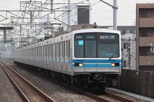 東京メトロ東西線　快速　中野行き2　05系幕式