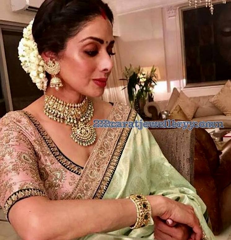 Bollywood actress Sridevi inspired designer party wear saree - FABIONA -  409239