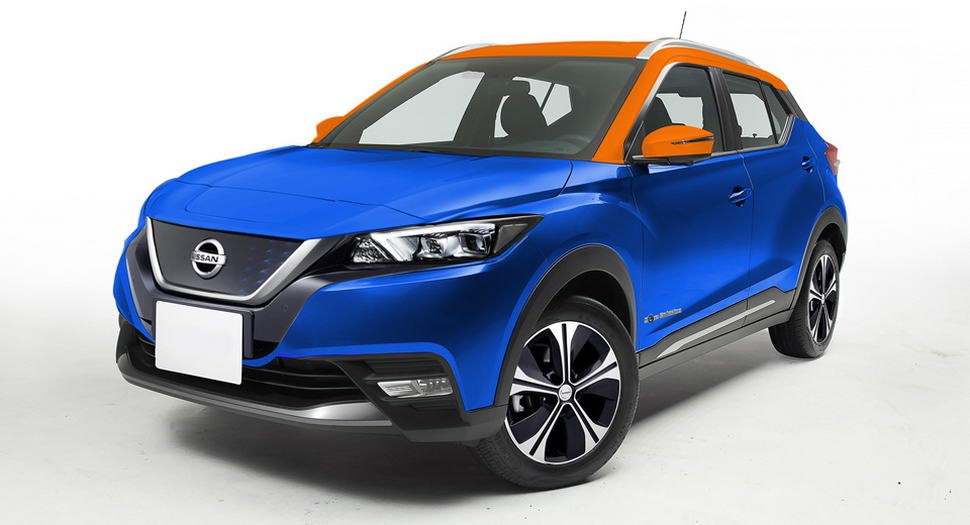 Nissan Kicks EV (render)