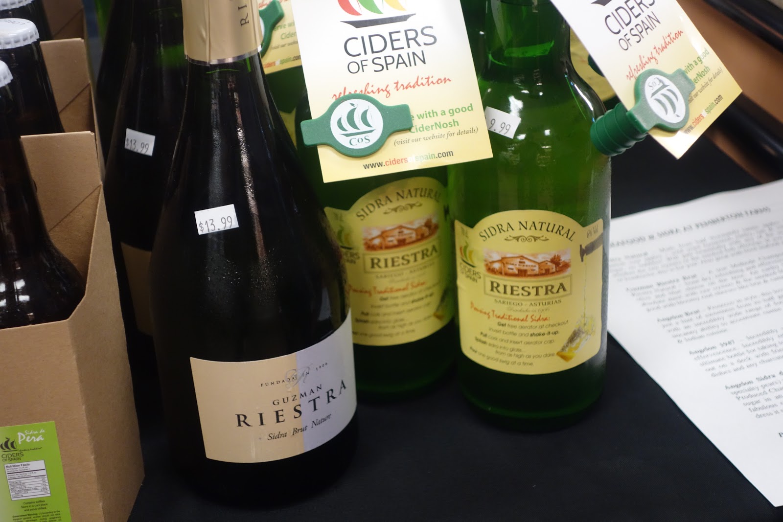 The Passionate Foodie Ciders of Spain Viuda de Angelón & Guzman Riestra