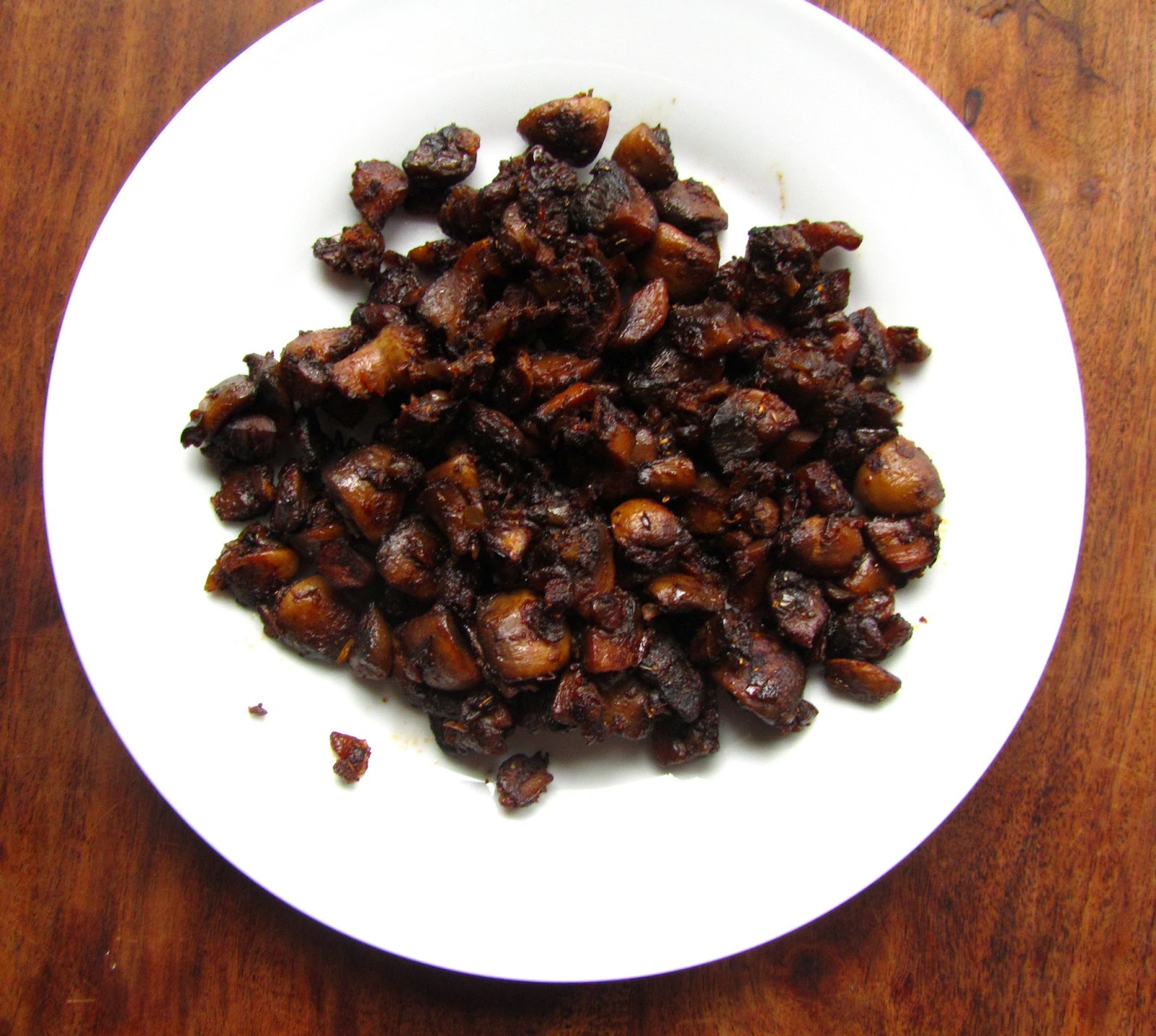 Indulge... Mushroom Dry Fry Mushroom Pepper Fry Mushroom Dry