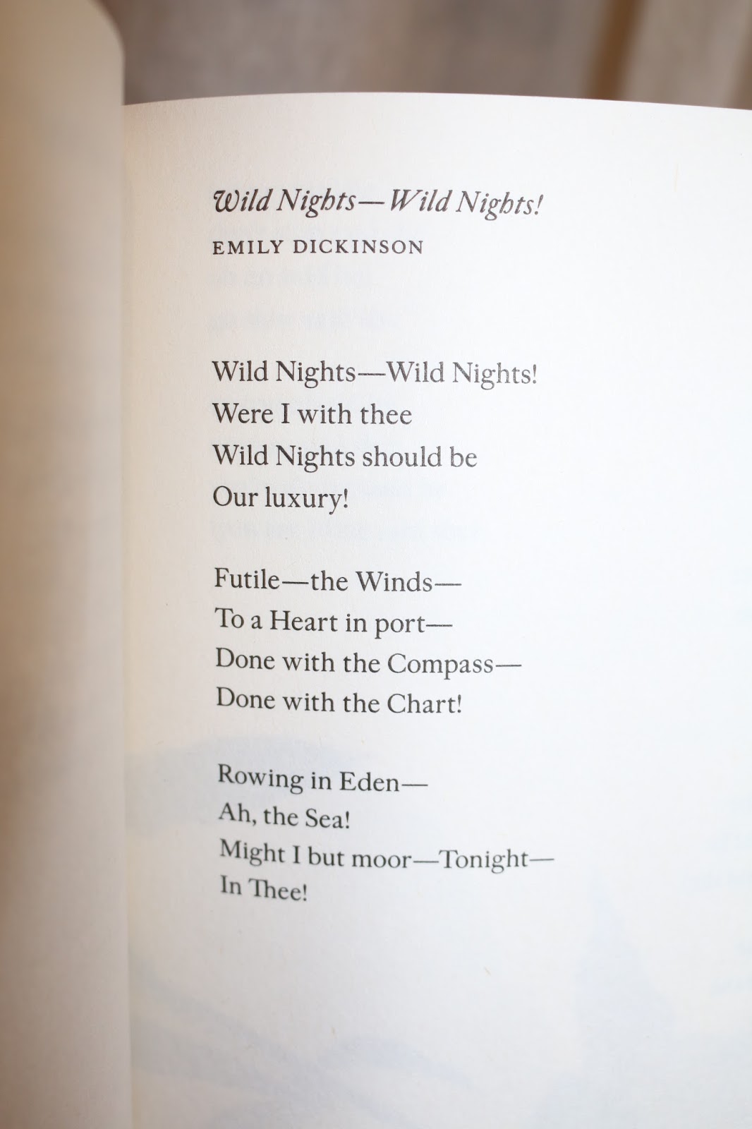 wild nights poem