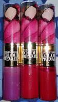 Nonie Crème Colour Prevails cosmetics lip gloss duo lipstick 11 basic red 07 iris swatches Walgreens