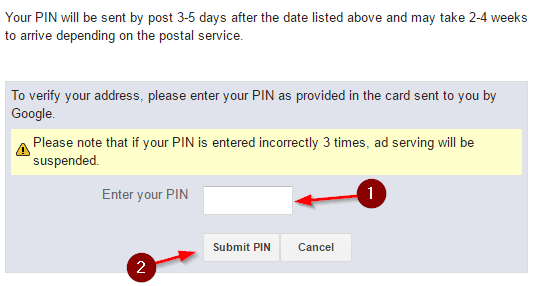 Enter Your Pin