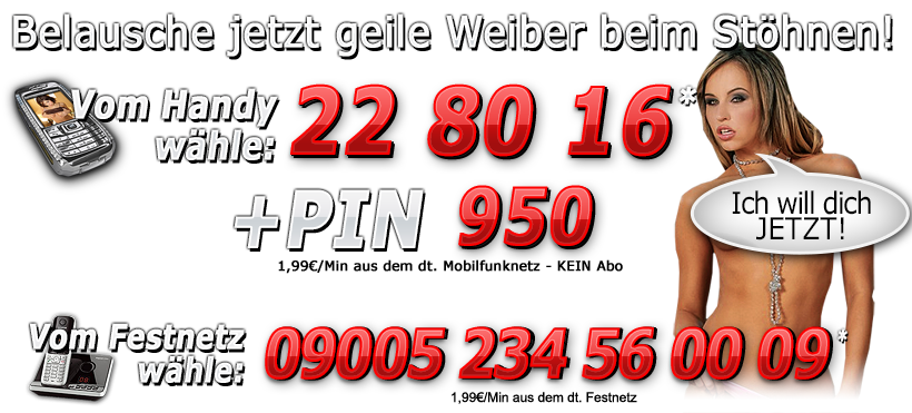 Telefonsex Stöhnen Rufnummer