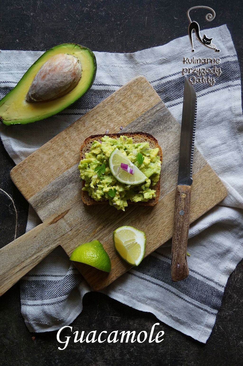 Guacamole, pasta z awokado Kulinarne przygody Gatity przepisy pełne
