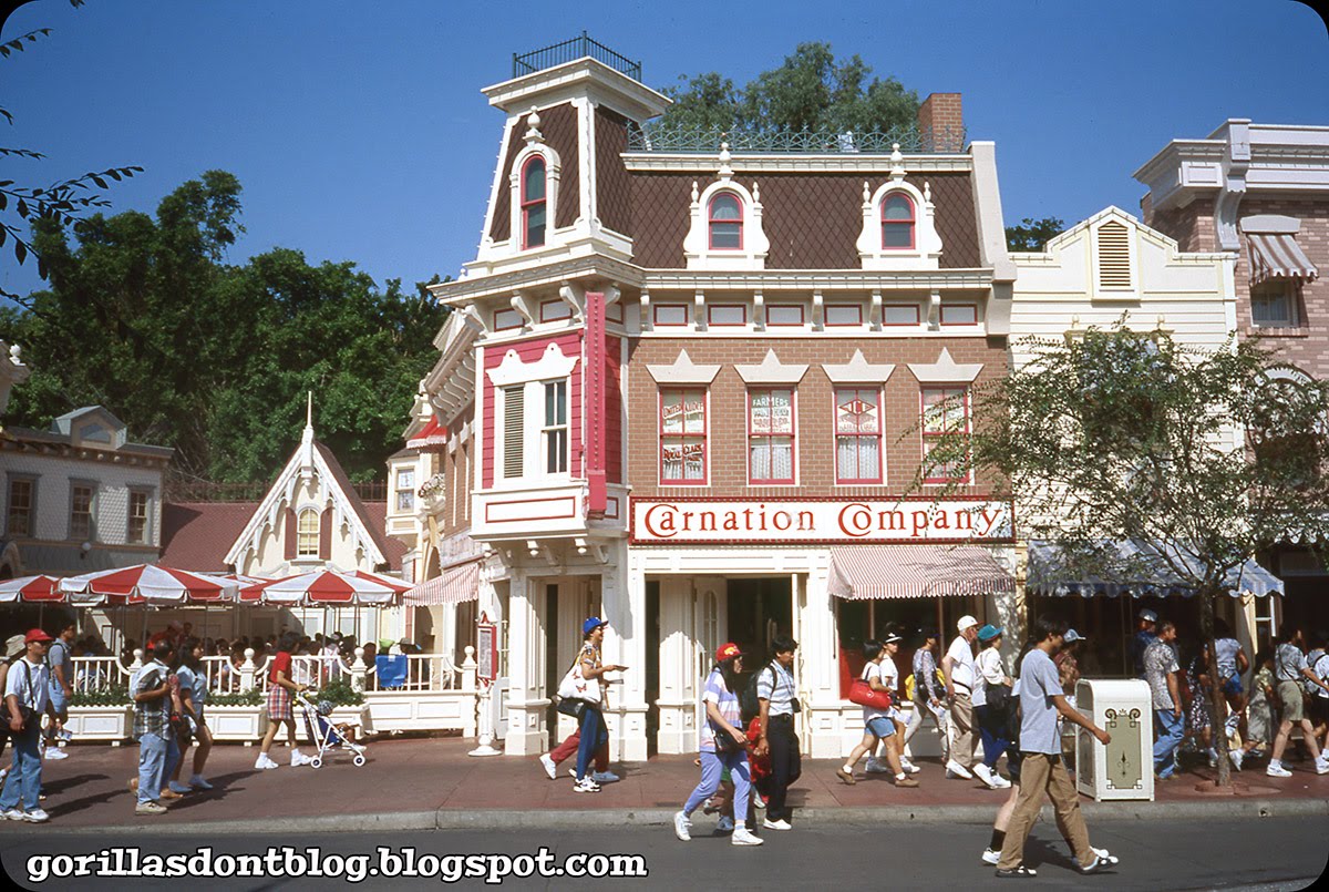 GORILLAS DON'T BLOG Carnation Ice Cream Parlor, 1996ish